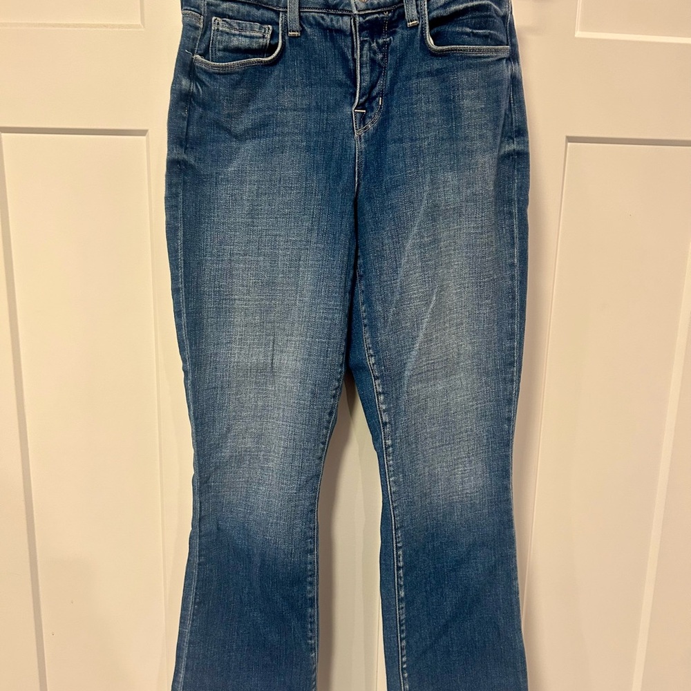 L'AGENCE Blue Flare & Wide Leg Jeans